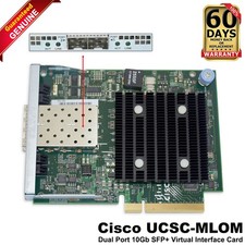 Cisco UCS VIC 1227 10Gb SFP 2-Ports UCSC-MLOM-CSC-02 Virtual Interface Card