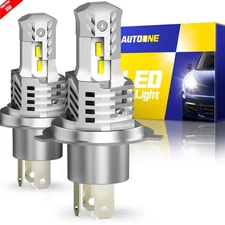 2X AUTOONE H4 9003 HB2 LED Headlight Kit Bulbs High Low Beam Super White 80000LM