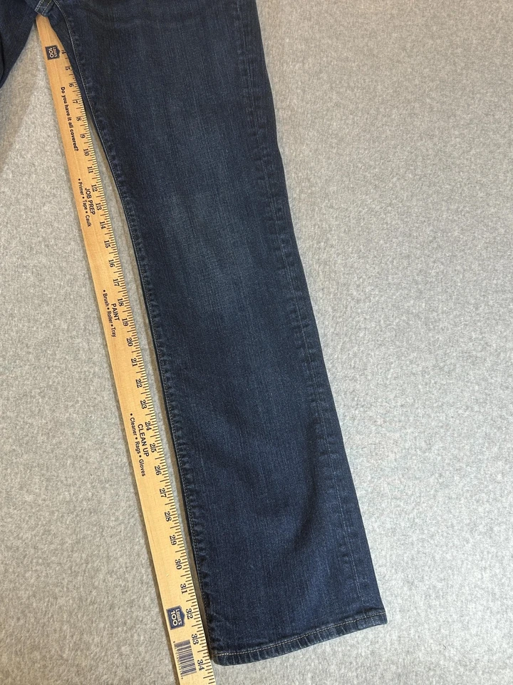 Abercrombie Fitch Jeans Mens 32x34 Blue Kennan Straight Stretch Denim Dark Wash - Image 3 of 4