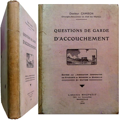 QUESTIONS DE GARDE D'ACCOUCHEMENT Emile Cambon OBSTÉTRIQUE Marseille nouveau-né - Photo 1/4