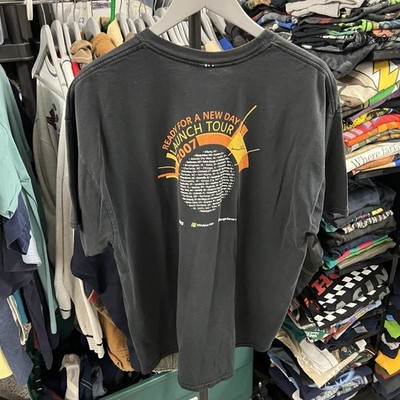 Vintage Y2K Microsoft T Shirt XL 2007 Ready For A New Day Launch Tour Tech