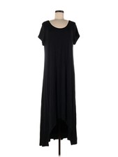 H By Halston Women Black Casual Dress M