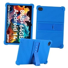 Case for Whitedeer C10-WT Tablet 10.1 inch, Silicone Stand Cover for Blue