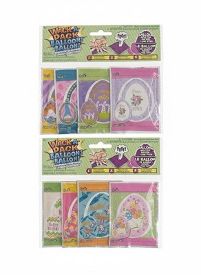 Easter Whack-A-Pack Balloons Ballons-2 Pack of 4pcs-Brand New-SHIPS N 24 HOURS
