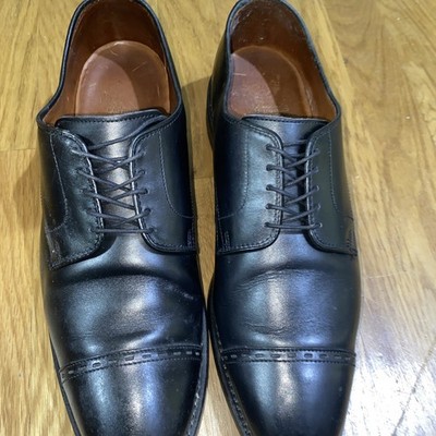 Allen Edmonds Men Oxfords Captoe Madison Ave Black Leather  display picture 2