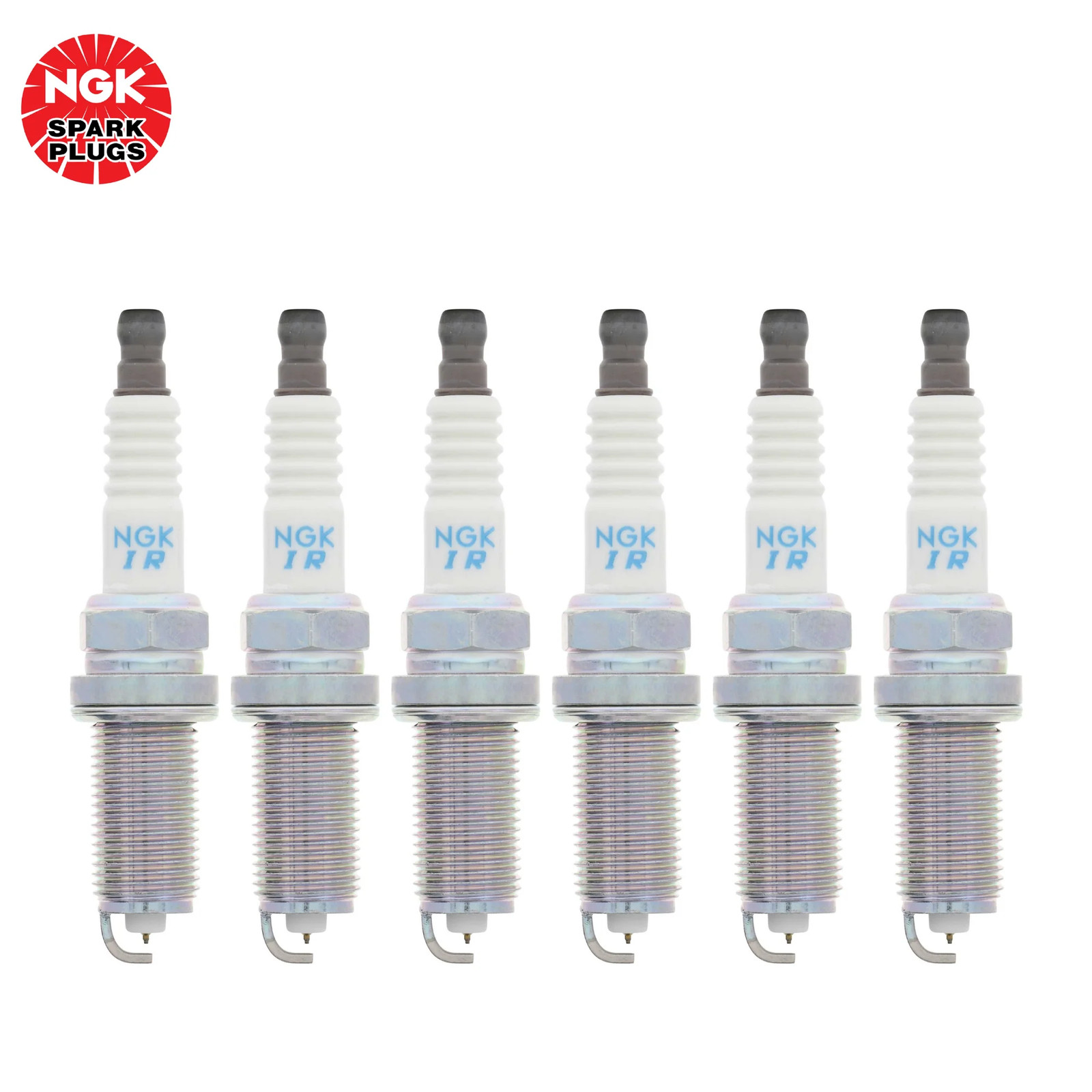 Laser Iridium Spark Plugs 6-Pack NGK ILFR5T11 for Select Models
