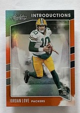 Jordan Love #I-JL SP /75 Spectrum Orange Holo RC - 2020 Absolute Introductions
