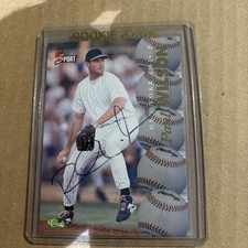 PAUL WILSON 1995 CLASSIC ROOKIE COA AUTOGRAPHED SIGNED AUTO BASEBALL CARD. rookie card picture