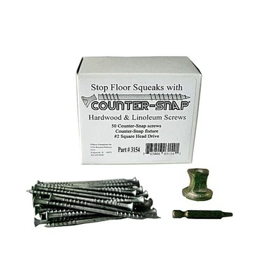 O'BERRY Squeeeeek No More Counter SnapAt Joist Only Starter Pack Kit - Part # 3154