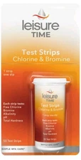 Leisure Time Bromine & Chlorine Test Strips Spa and Hot Tub 50 Strips | 45006A