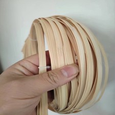Flat Bamboo Core Strips 5 8 0.39 in, 393.7 in Natural Bamboo