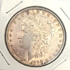 1890-P Morgan Silver Dollar - Beautiful Uncirculated BU Toned Coin P272 AU BU