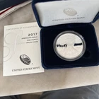 2017 W U.S. Proof MINT AMERICAN EAGLE BOX COA Dollar 1 oz 99.9 Silver