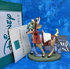 Rare NIB Walt Disney WDCC Snow White & Seven Dwarfs " Spring Cleaning " With COA