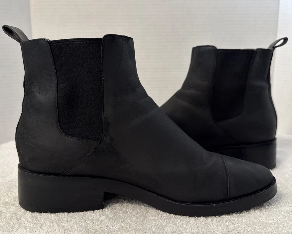 Botas Chelsea impermeables de cuero negras para mujer Cole-Haan Mara Grand OS talla 9B Foto 4 de 4