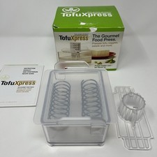 New Open Box Gourmet Tofu Press - Tofuxpress Removes Moisture From Tofu