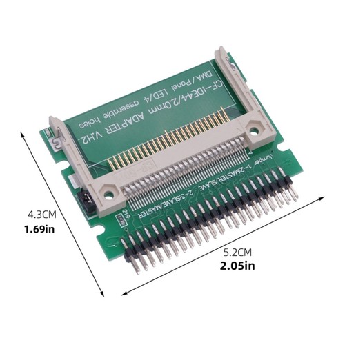 5.2*4.3cm CF to IDE Adapter Card (44Pin Male) Compatible For mini-ITX systems - Afbeelding 7 van 12