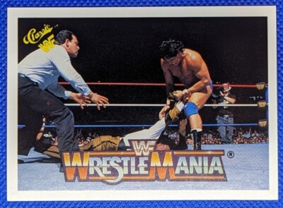 1990 Classic WWF TITO SANTANA #22 WrestleMania III Wrestling WWE