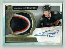 13- 14 UD Upper Deck The Cup Limited Logos  Kyle Turris  /50  Patch  Auto