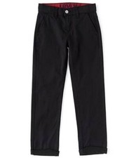 Levi's Boys 502 Regular Taper Fit Chino Pants in Black Size 12 W26" x L27" 