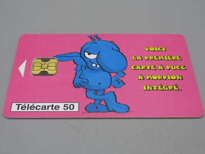 Telekarte 50 - Hier ist die erste integrierte Morpion Chipkarte