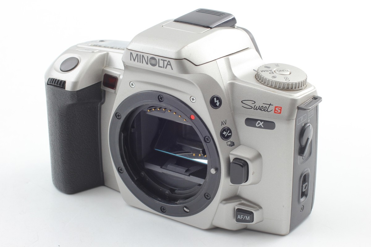 MINOLTA アルファSWEET S AF28-80 Near MINT] Minolta α-SweetS silver + Zoom Ai AF 28-80mm f/4