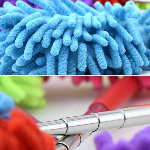 Microfiber Mini Duster Cleaning Brush Dust Cleaner Extendable Handle Soft Fan⊥ - Bild 12 von 19