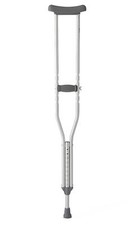 Steel Crutches With 350 Lb. Capacity, Tall Adult, Pair