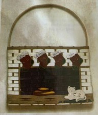 Basket Weaving Pattern 'Twas The Night Before Christmas Wall Basket by Mirsberge