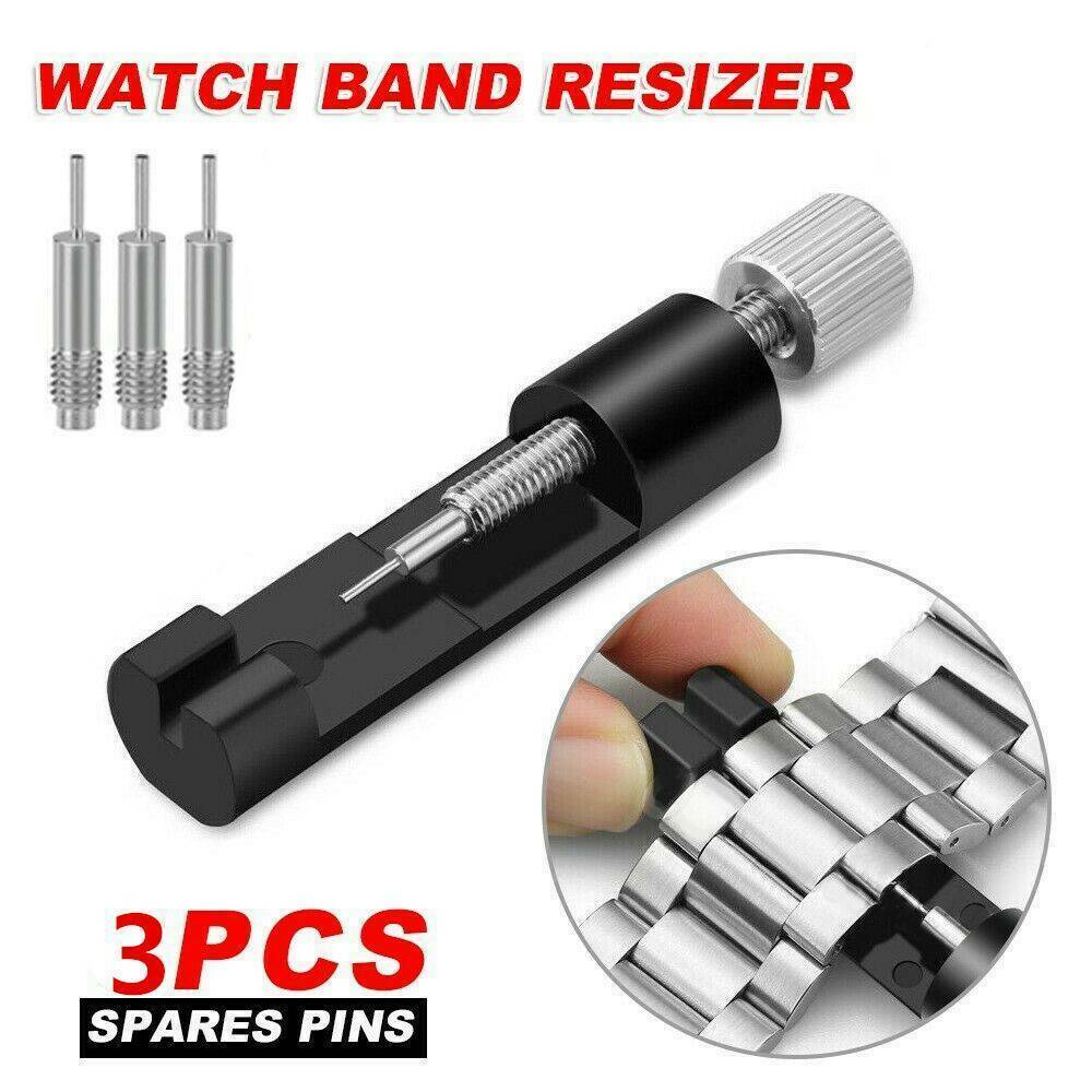 Metal Adjustable Watch Band Strap Repair Kit with Link Pin Remover Tool US