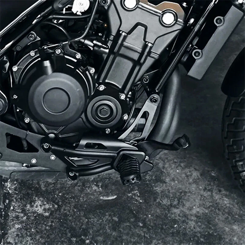 Kit ajustable reposapiés delantero apto para Honda REBEL CMX 300 2017-2024 Foto 3 de 4