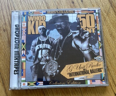 RARE DJ WHOO KID G-UNIT RADIO 2 INTERNATIONAL BALLERS 50 CENT PROMO ...
