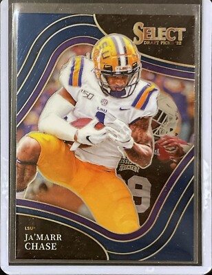 JaMarr Chase - 2022 Panini Select Draft Picks - Field Level #173