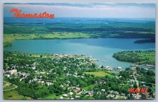 Postcard Town of Thomaston Maine Aerial View ...