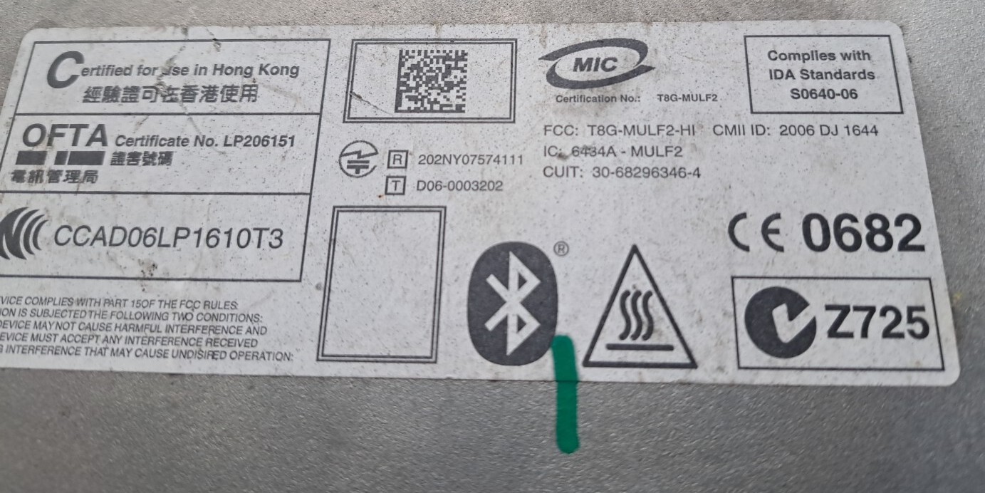 BMW 1 3 5 Series E87 E90 E60 Handsfree Bluetooth Module High MULF2 9200822 Uc3.3