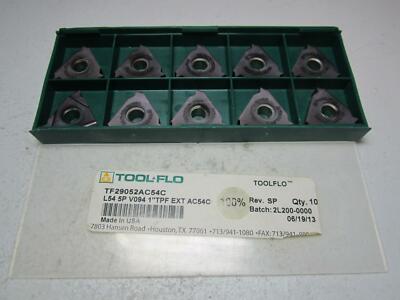 ToolFlo (TF29052AC54C) L54 5P V094 1''TPF EXT AC54C Threading Insert - Pack of 10