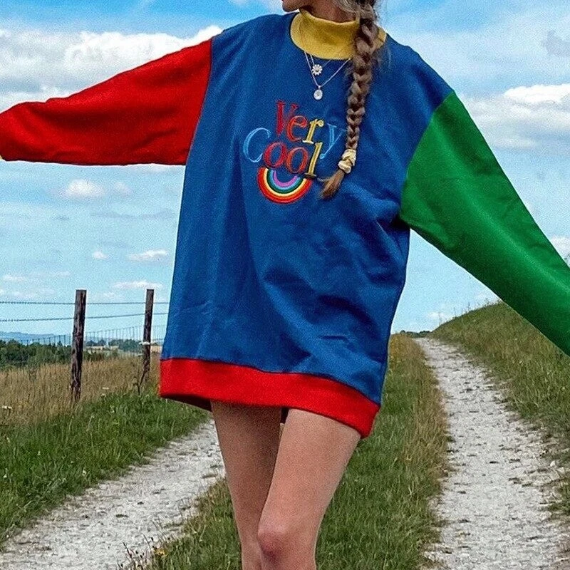 Colourful sweatshirt outlet