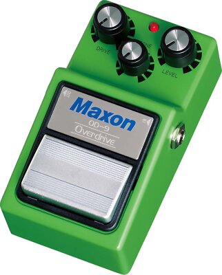 Maxon Overdrive OD9 Gitarren-Effekt-Pedal-Laufwerk, Klang, Pegelregler Made i...