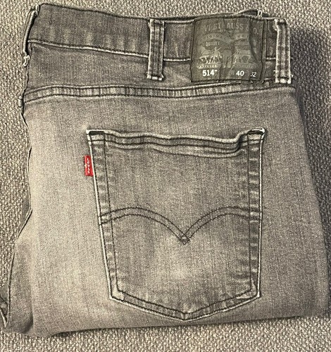 Levi 514 Jeans Herren 40x32 weich grau perfekt in Jeans getragen - Bild 9 von 11