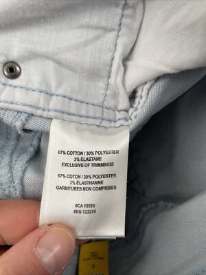 Lole 2 Blue Slim Fit Low Rise Cotton Stretch Ankle Zip Jeans Pants Lole 2 Blue Slim Fit Low Rise Cotton Stretch Ankle Zip Jeans Pants
