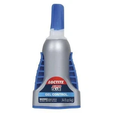 Loctite Super Glue Gel Control, 0.14 fl oz, 1, Bottle No Drip Easy Application