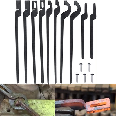 For Beginners or Blacksmith Five Types DIY Rapid Tongs Bundle Kit with Rivets