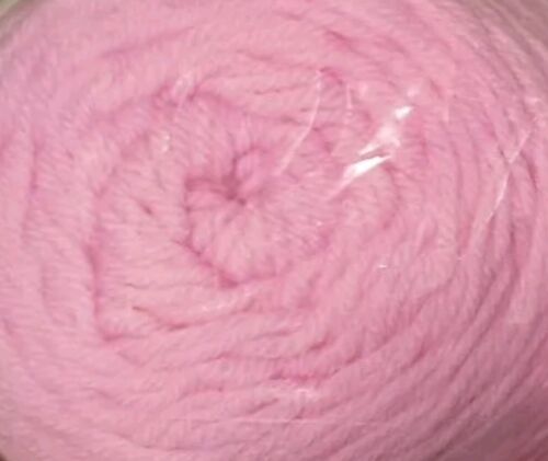2-Pk Red Heart Super Saver Jumbo Acrylic Yarn Crochet Knitting 14 OZ Petal Pink - Picture 3 of 4