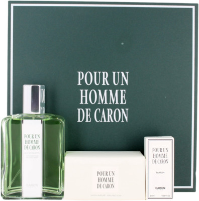 Pour Un Hombre De Caron Por para Set: EDT Spray 124ml + Jabón + Mini.177ml