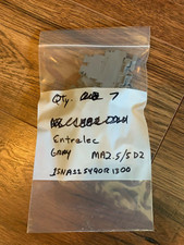 7 Pack ABB Entrelec MA2.5/5D2 Terminal Block Gray 2 tier