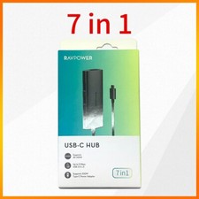 7 in 1 Docking Station USB C With Power 100W Multi-function Converter Adapter