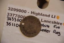 WW2 relic dogtag identity disc Highland Light Infantry HLI - MCQUILKAN