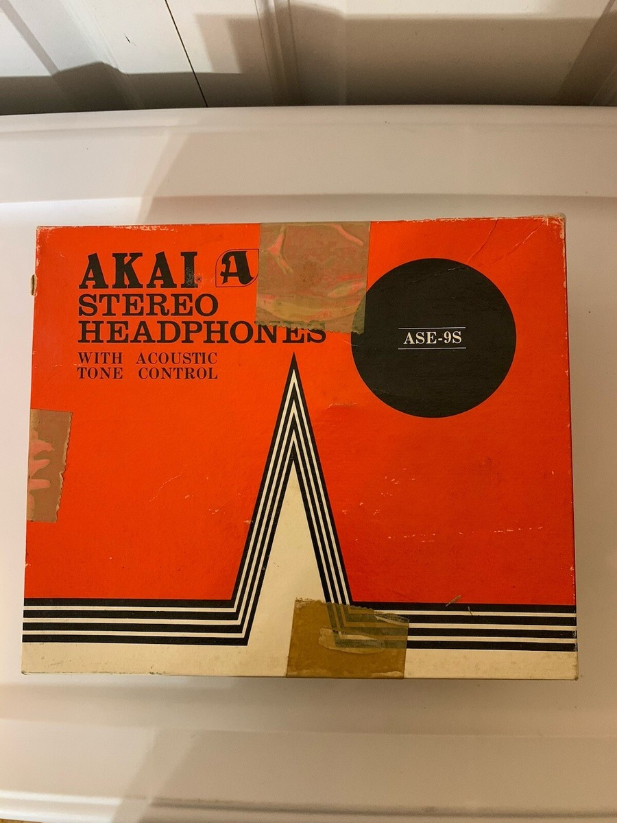 【廃盤8枚セット】ASAYAKE PRODUCTION Vintage Akai ASE-9S Stereo Headphones With Original Box | eBay