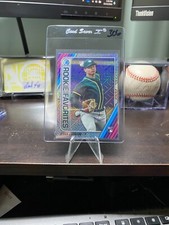 2020 Bowman - Rookie of the Year Favorites Chrome Jesus Luzardo #ROYF-JL Mojo