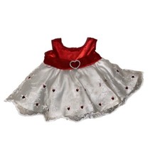 Build A Bear Outfit Red Hearts And Sequins, Valentine's Day Outfit